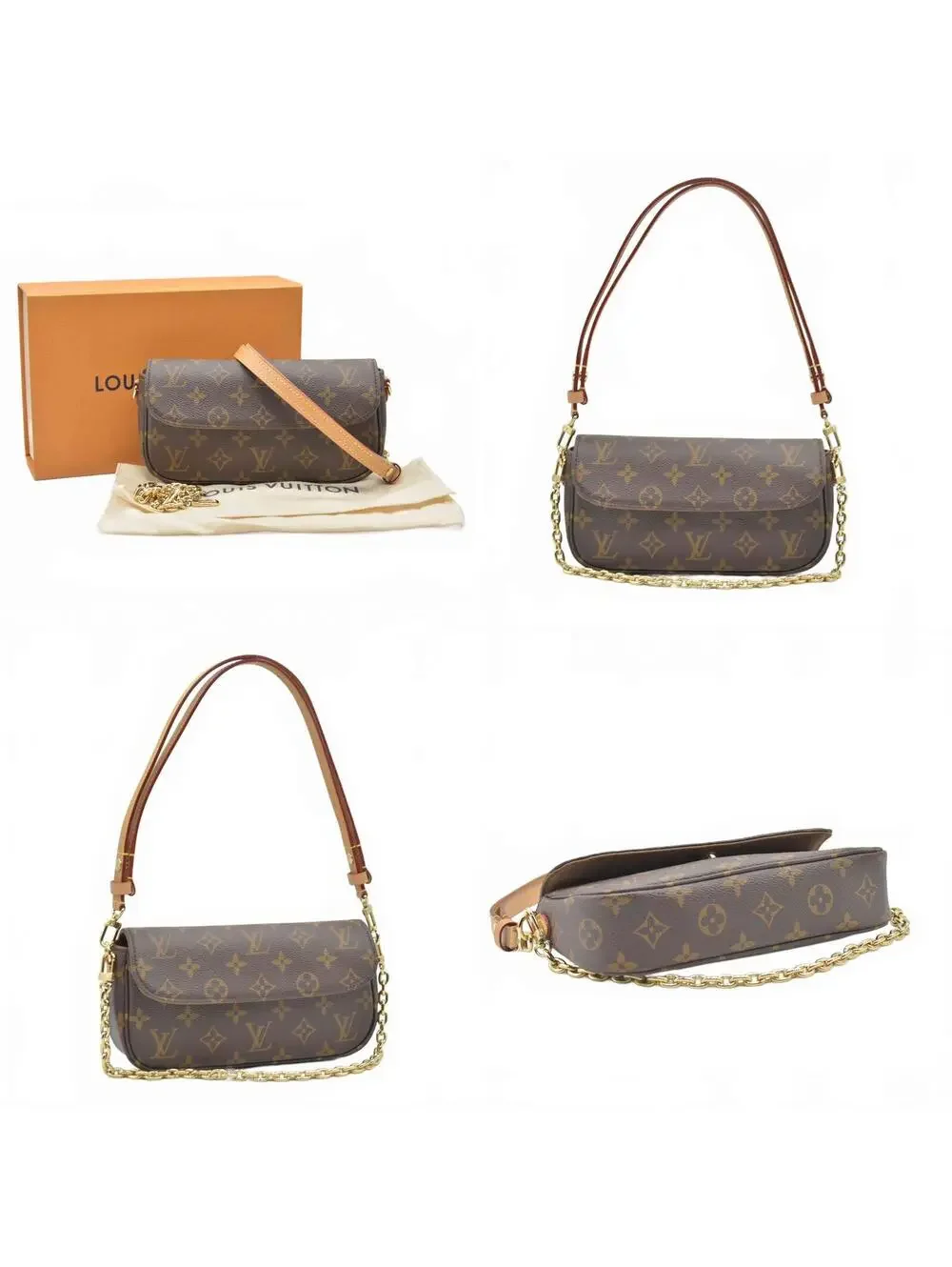 Louis Vuitton Monogram Ivy Wallet On Chain RFID